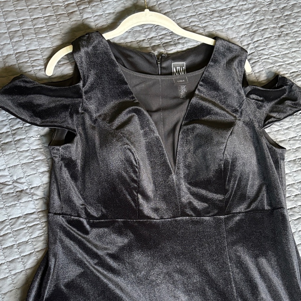 Black Cold Shoulder Dress